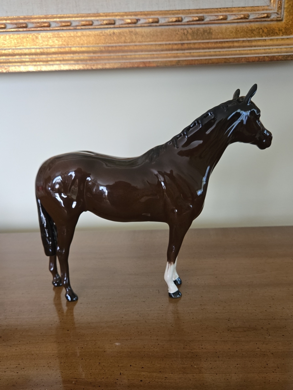 Beswick Porcelain Thoroughbred Stallion Figurine 1772 - Picture 3 of 10